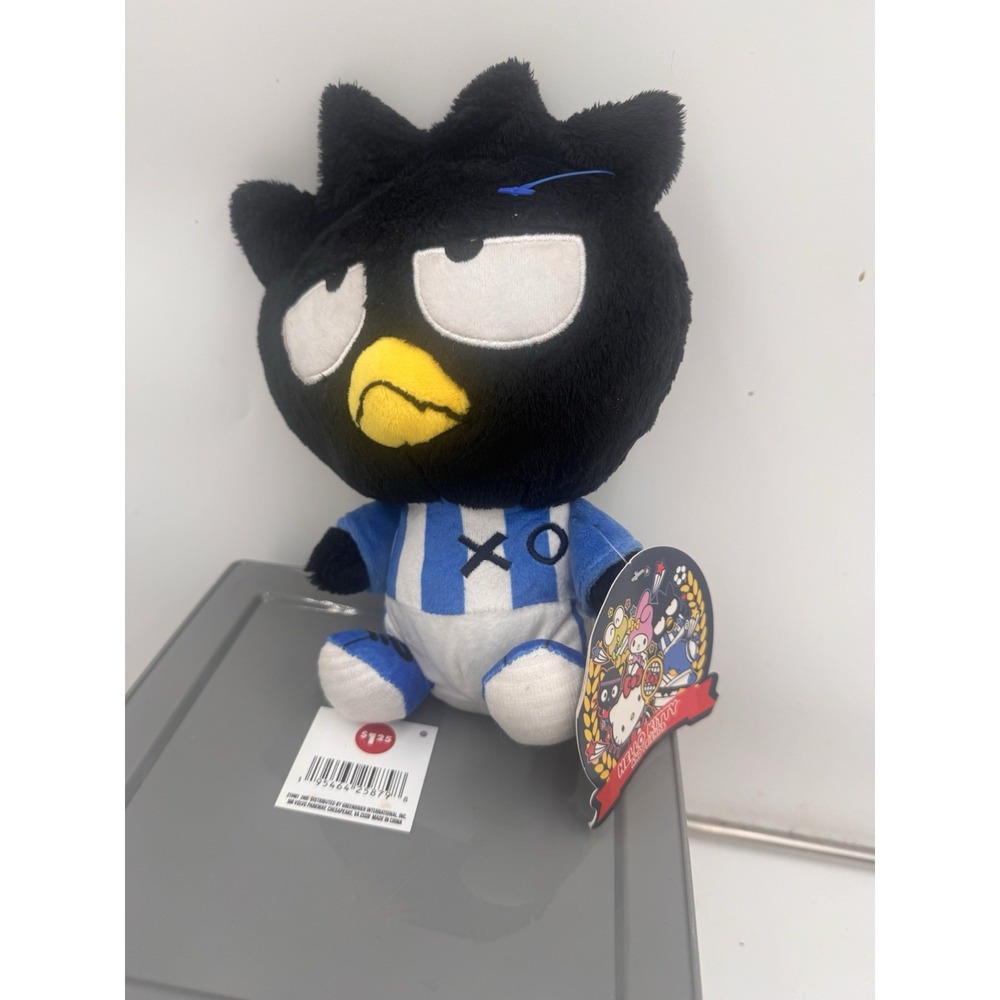 Badtz Maru Hello Kitty and Friends Plush Stuffed 9" Tall Blue Stripes Badtz-Maru